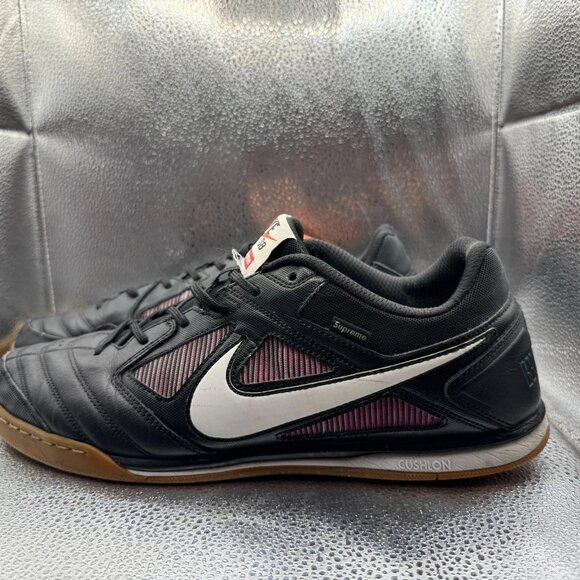 Size 14 Nike SB‎ Gato QS Supreme Black Mens Low Top Trainer Shoes AR9821-001 main image 6